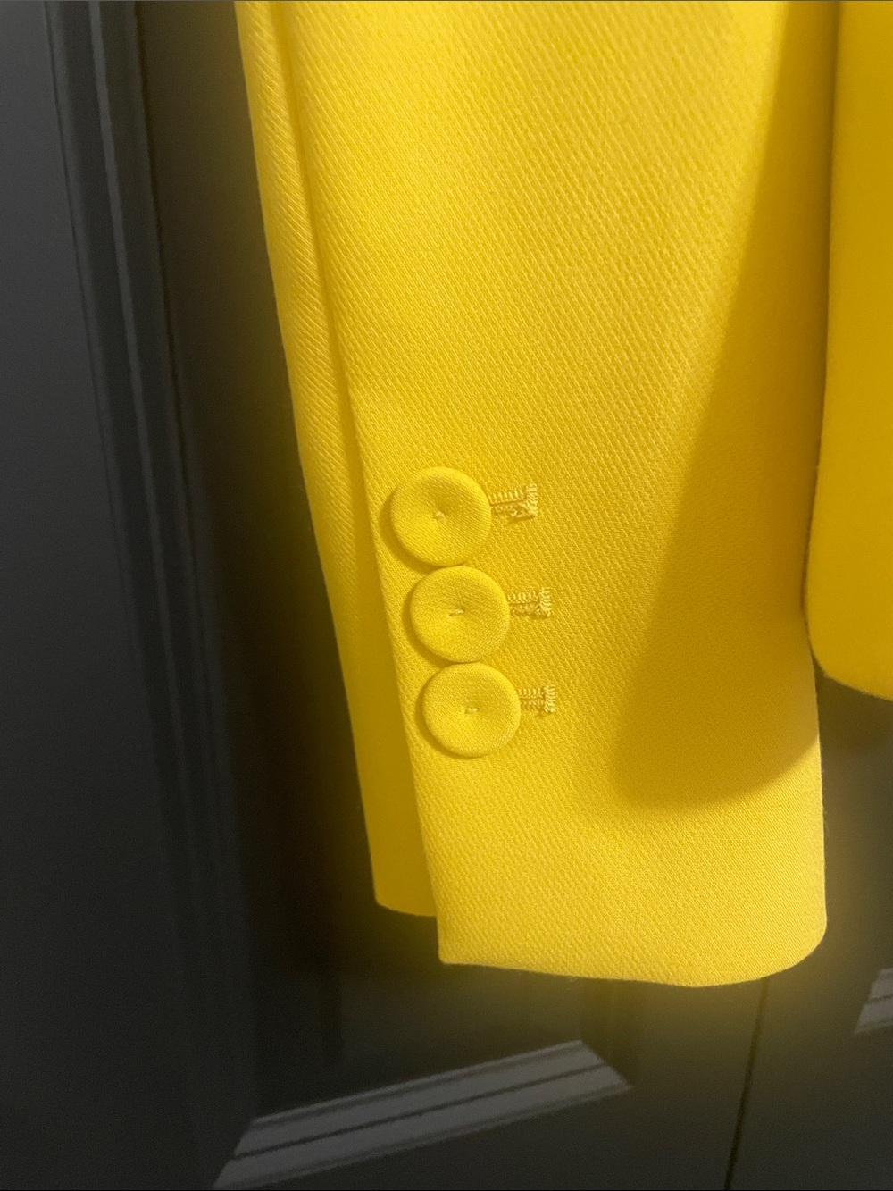 Yellow Single-Button Blazer - Picture 4 of 6